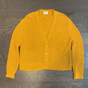 Aritzia Elka Cardigan - Cairo Gold